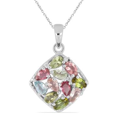 BUY 925 STERLING  SILVER NATURAL GARNET GEMSTONE PENDANT
